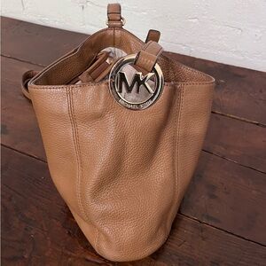 Michael Kors Soft Pebble Leather Shoulder Bag